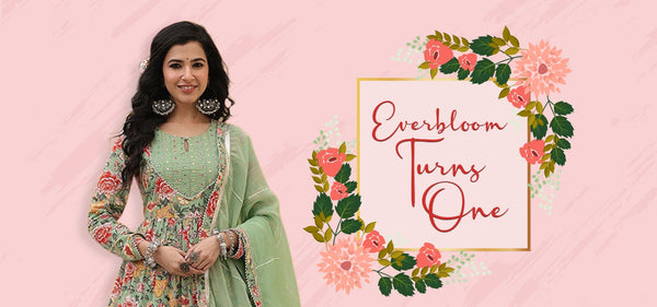 Celebrating Our First Anniversary With Evergreen Ethnic Sets